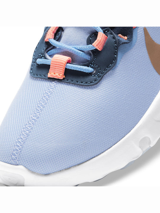 Renew Element 55 Αθλητικά Παιδικά Παπούτσια Running με Κορδόνια Γαλάζια