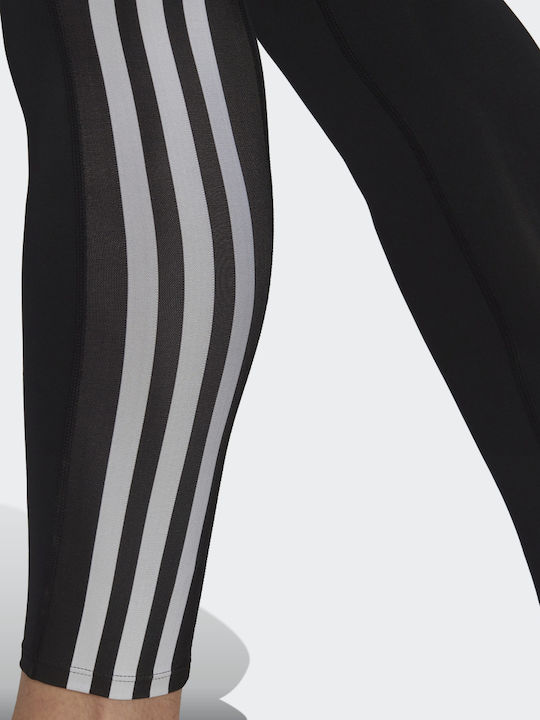 adidas Techfit 3-Stripes Men's Sports Long Leggings Black