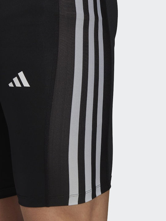 adidas Stripes Training Ανδρικό Αθλητικό Κολάν Compression Κοντό Μαύρο