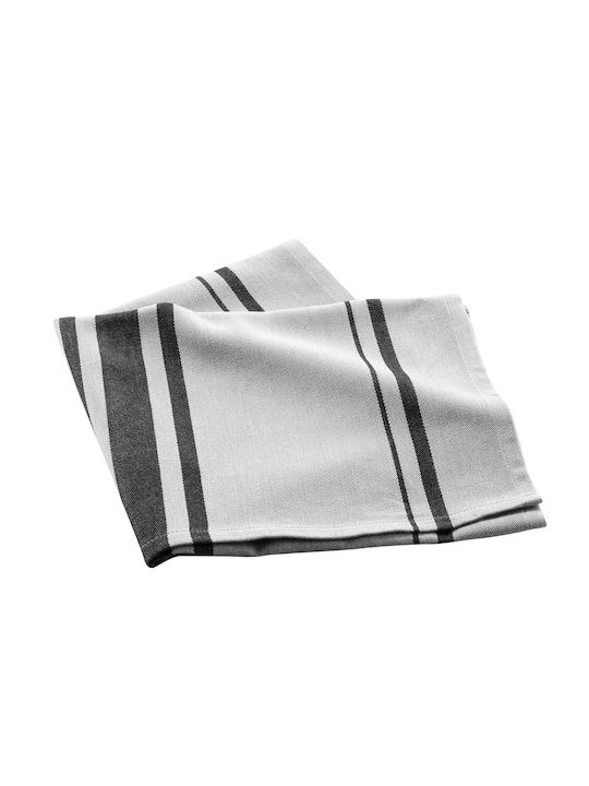 Comptoir Ποτηρόπανο από 100% Βαμβάκι σε Γκρι Χρώμα 50x70cm