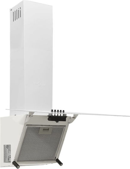 vidaXL Chimney Vent Hood 60cm White