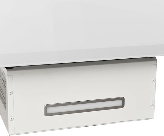 vidaXL Chimney Vent Hood 60cm White