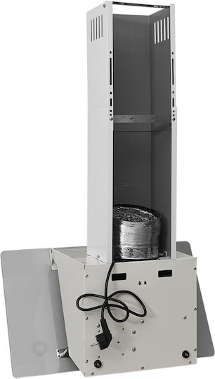 vidaXL Chimney Vent Hood 60cm White