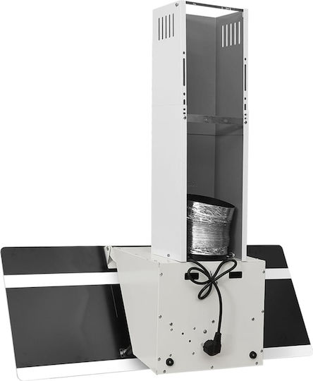 vidaXL Chimney Vent Hood 90cm White