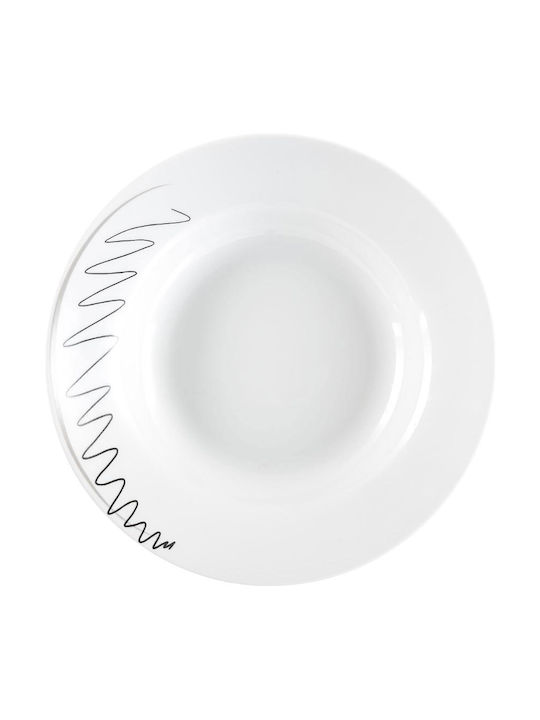 Secret de Gourmet Esquisse Alb Porțelan Set de Vase 18buc