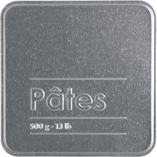 5Five Caseta Pentru Paste Cu Capac Metalic Negru 500ml
