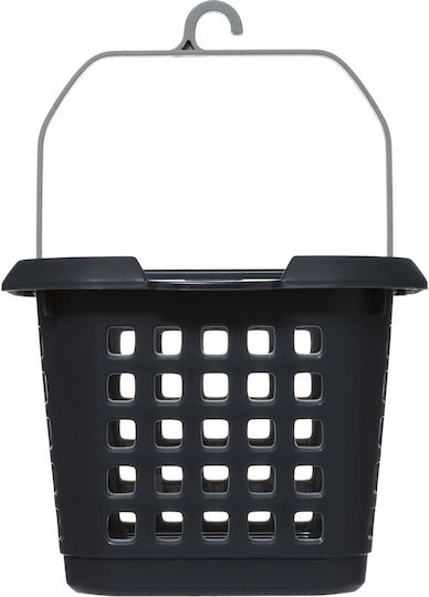 5Five Plastic Basket for Clothespins Black 22.5x17x13.5cm
