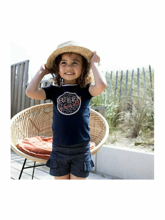 Kinder-T-Shirt Marineblau