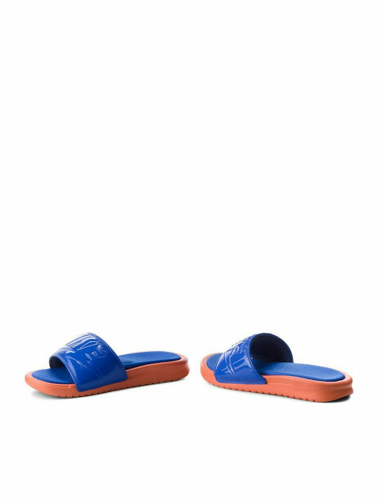 Benassi Just Do It Women's Slides Blue