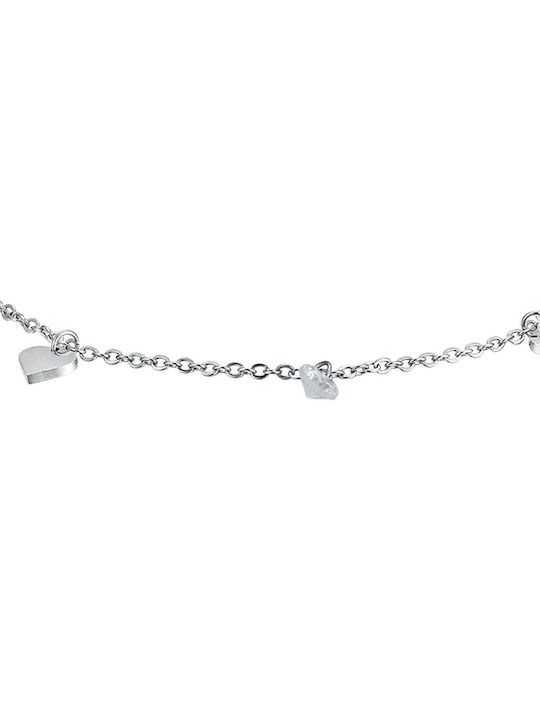 Luca Barra Bracelet Anklet Chain made of Steel