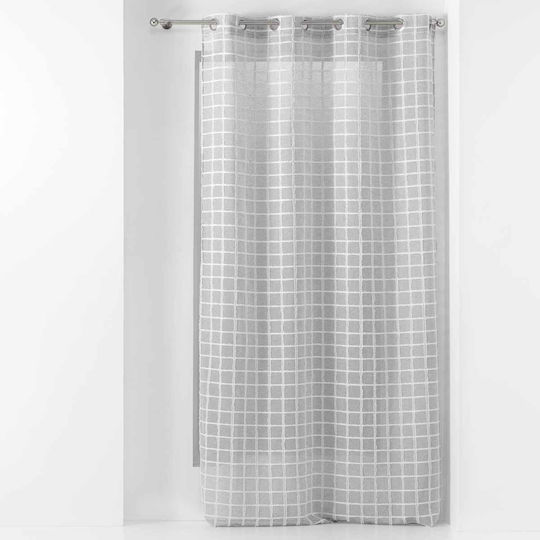 Douceur d'Intérieur L-C Karrona mit Grommets Grau 140x240cm