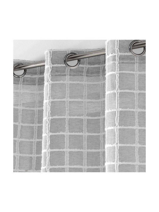 Douceur d'Intérieur Vorhang mit Grommet L-C Karrona Grau 140x240cm