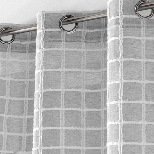Douceur d'Intérieur Vorhang mit Grommet L-C Karrona Grau 140x240cm