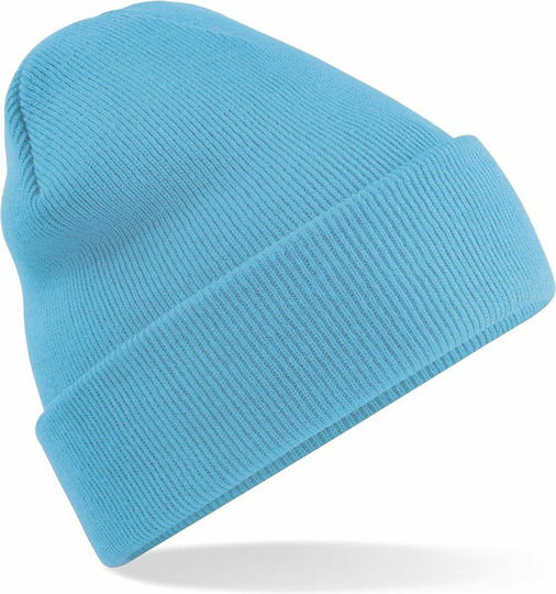 B45 Beanie Männer Beanie Gestrickt Surf Blue
