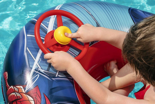 Bestway Spiderman Детска Надуваема Лодка Син 112x71бр