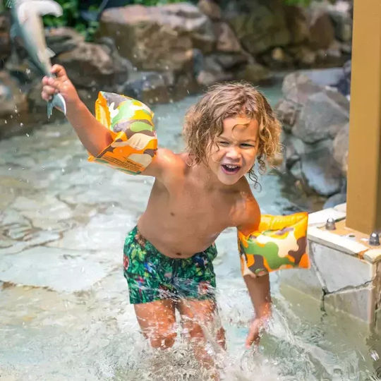 Swim Essentials Камуфлажни Детски Плувки За Къпане 2-6 Години 15x19см Многоцветни