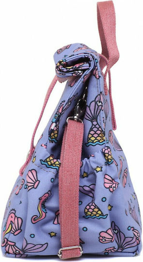 The Lunch Bags Original Junior School Insulated Hand Lunch Bag 5lt Purple 21 x 16 x 19.5cm