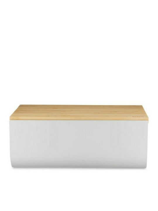 Alessi Matina Bread Box with Lid Metallic 34x21x14cm Alessi Matina Bread Box with Lid Metallic 34x21x14cm