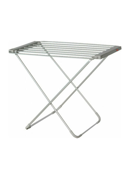 Beldray A-01 Folding Heated Floor Clothes Drying Rack for Balcony Aluminum 120W with Hanging Length 7m