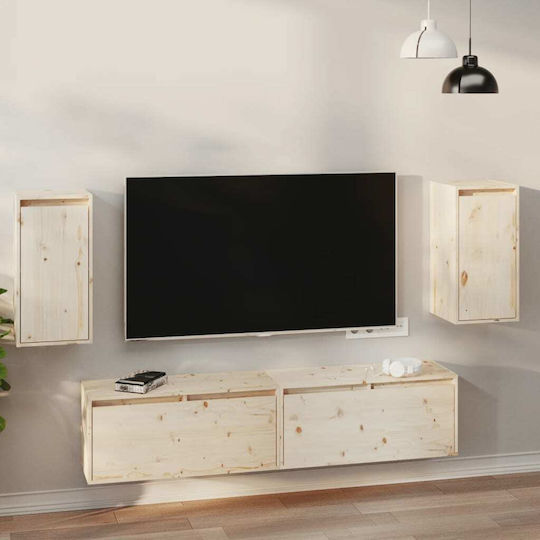 Dulap Pandantiv Pentru Sufragerie Din Lemn Masiv Maro 30x30x60cm