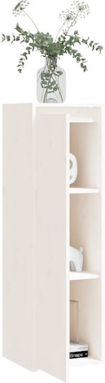 Kabinett Wand Weiß 30x30x100cm