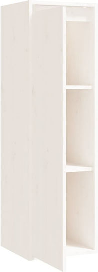 Kabinett Wand Weiß 30x30x100cm