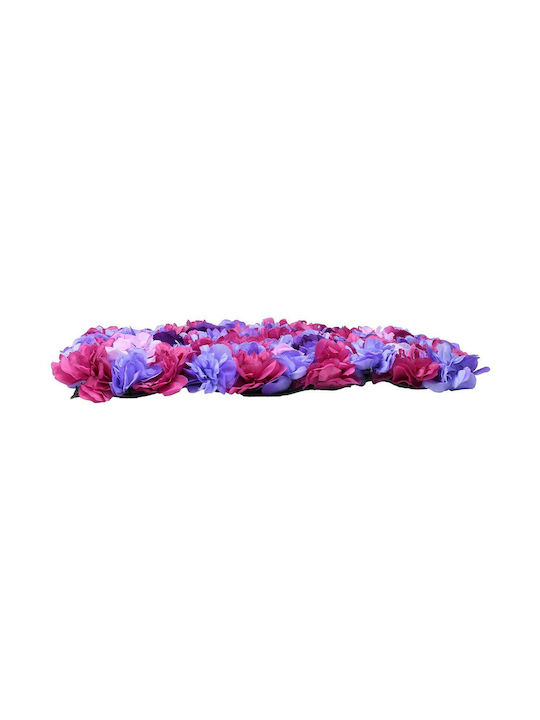 GloboStar Artificial Foliage Panel Hydrangea - Violet - Fuchsia - Purple - Blue 60x40cm