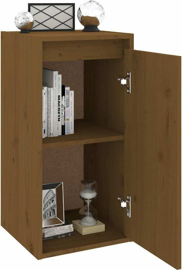 Dulap Suspendat pentru Sufragerie din Lemn Masiv Maro Miere 30x30x60 cm