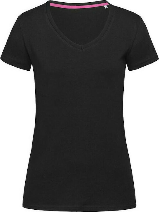 Stedman Claire Γυναικείο Διαφημιστικό T-shirt Κοντομάνικο Black Opal