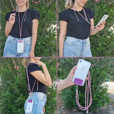 Sonique Lanyard Curea pentru gât pentru telefoane mobile Rainbow