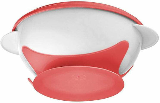 Baby Jem Baby Food Plate made of Plastic Pink