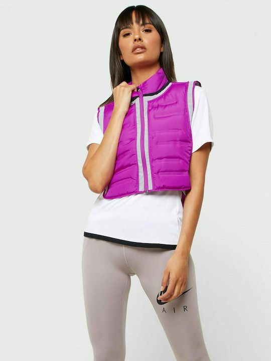 Nike City Rdy Aeroloft Women's Running Short Sports Jacket for Spring or Autumn Purple