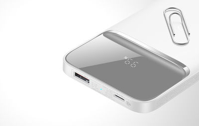 Baseus Magnetic MagSafe Power Bank 10000mAh 20W with USB-A Port and USB-C Port Power Delivery White