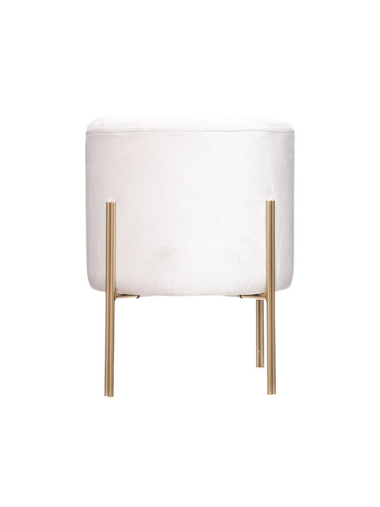 Scaune Camera de zi Tapițat cu Catifea Living Ivory 33.5x33.5x40buc