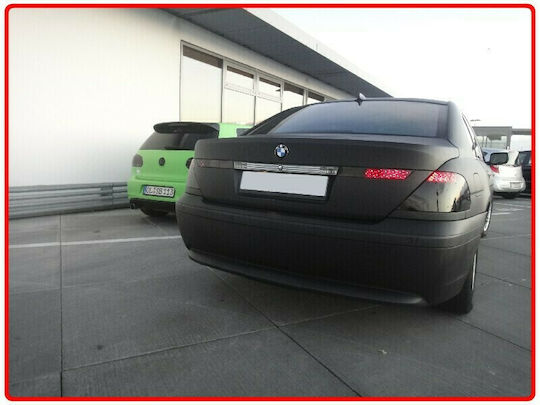 mcCarbon Car Membrane Stickers Carbon 100 x 60cm for Car Lights in Black Color 1pcs