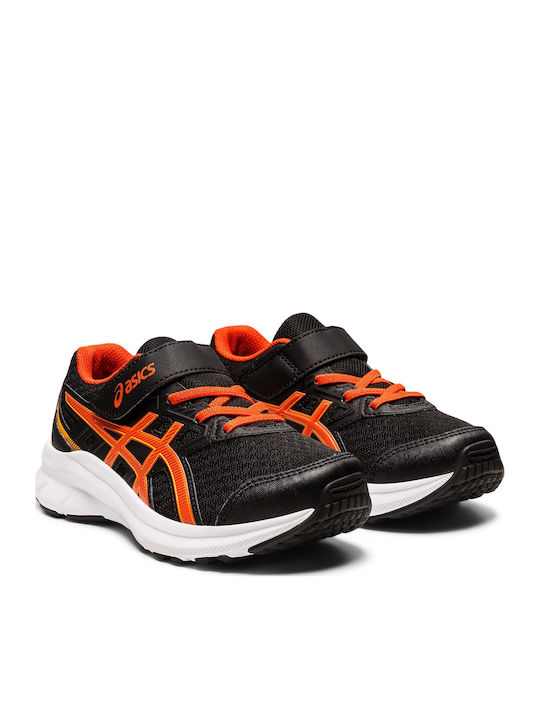 Jolt 3 Kids Sports Shoes Running with Hoop & Loop Closure Black