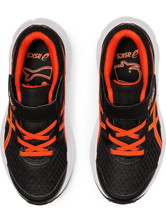 Jolt 3 Kids Sports Shoes Running with Hoop & Loop Closure Black