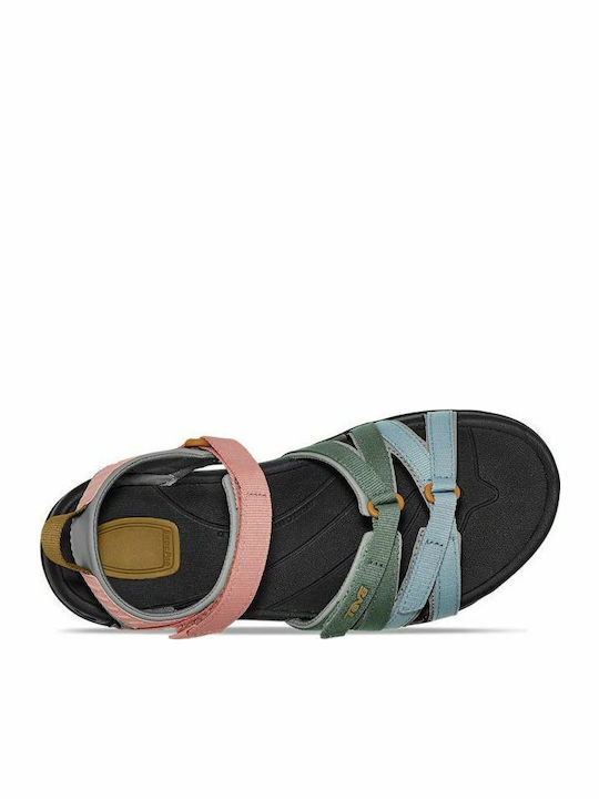 Leder Flache Sandalen für Damen Sportlich