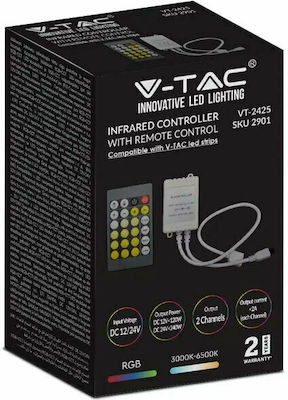 V-TAC Controller για Ρυθμιζόμενο Λευκό με Τηλεχειριστήριο Χειρός 2901