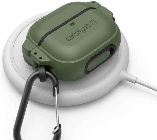 Catalyst Total Protection Калъф с кука Army Green за Apple AirPods 3