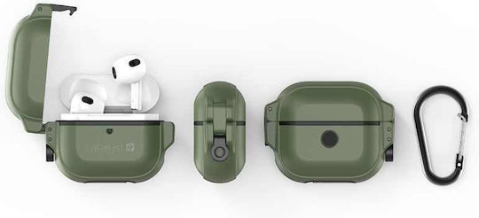 Catalyst Total Protection Калъф с кука Army Green за Apple AirPods 3