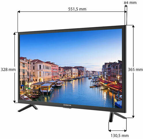 Manta Τηλεόραση 24" HD Ready LED 24LHN122T (2021)