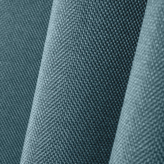 Curtain with Grommets S-F Copenhague Aqua 140x260cm