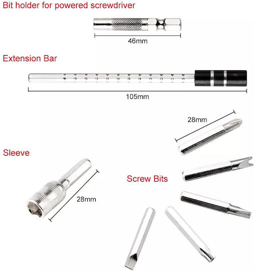GloboStar Tool Set for Phone Repair 115pcs 79999