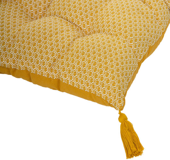 Pernă De Podea A-S Otto Din 100% Bumbac Ocru 60x120cm