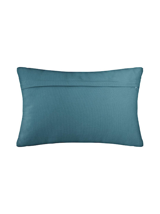 Spitishop Sofa Cushion A-S Otto from 100% Cotton Blue 30x50cm.