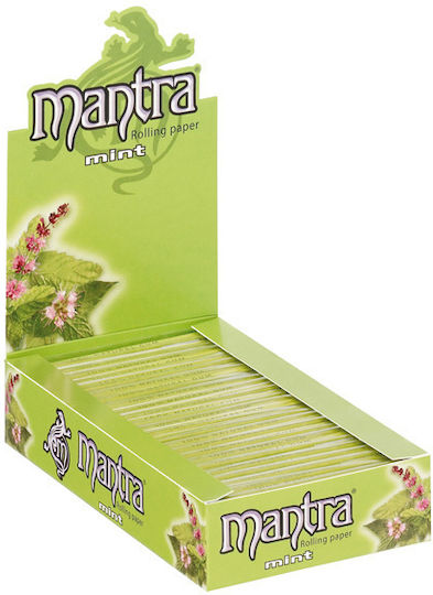 Mantra Мента Листчета за свиване на цигари 1+1/4 50 листове 1бр