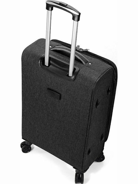 Benzi BZ5661/60 Mittlerer Hartschalen-Koffer Schwarz mit 4 Rädern Höhe 60cm