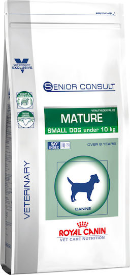 Royal Canin Veterinary Mature Consult Small Dogs 3.5кг Суха Храна без Глутен за Възрастни Кучета от Малки Породи с Птици