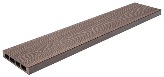 Newplan 90110 Ограда Deck Материали За Ограда На Градина От WPC 360x12x2см Кафяв